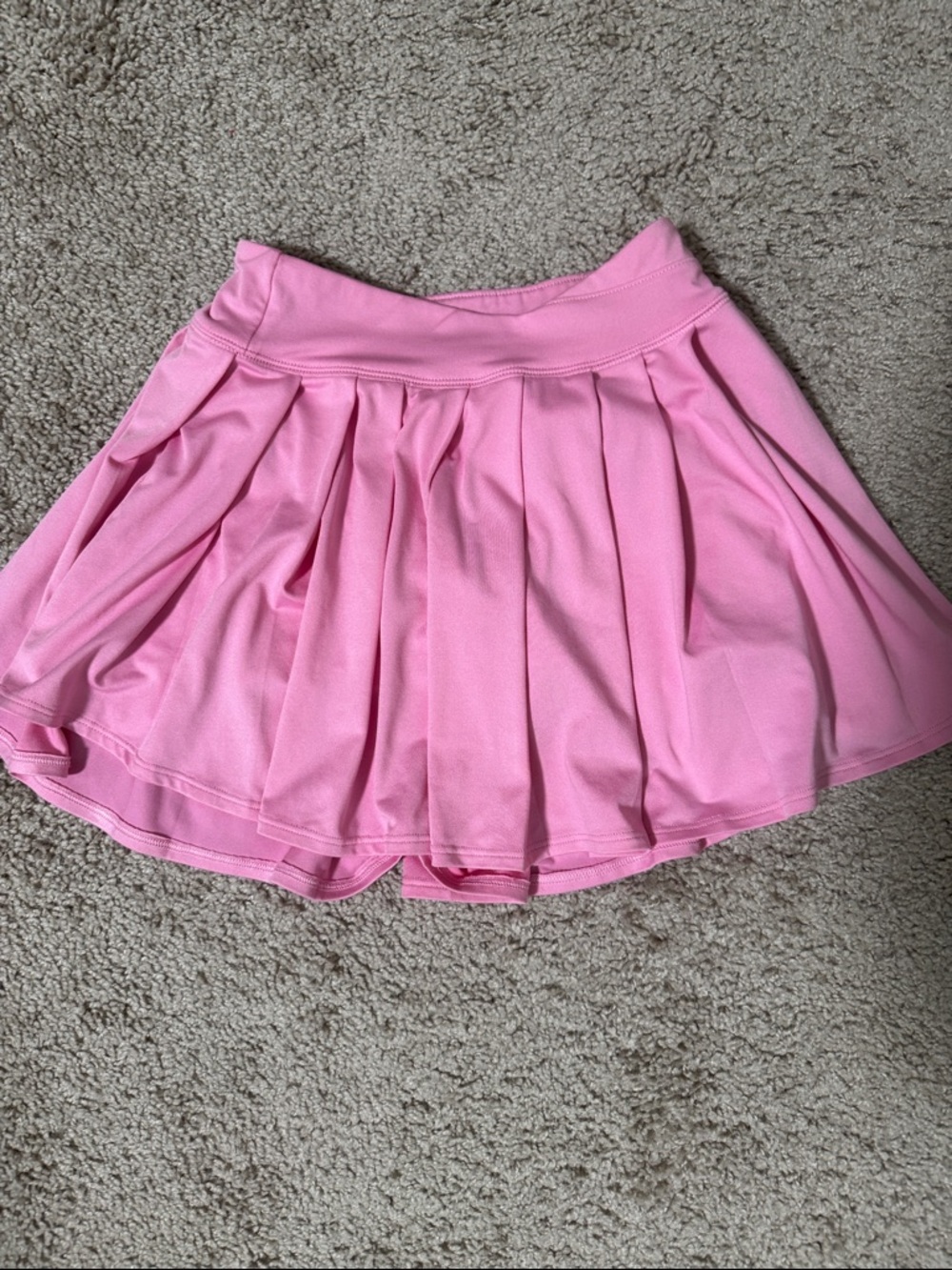 abercrombie kids Pink Pleated Skater Skirt